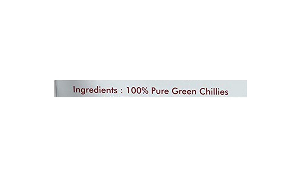 Holy Natural Green Chilli Powder    Pack  400 grams